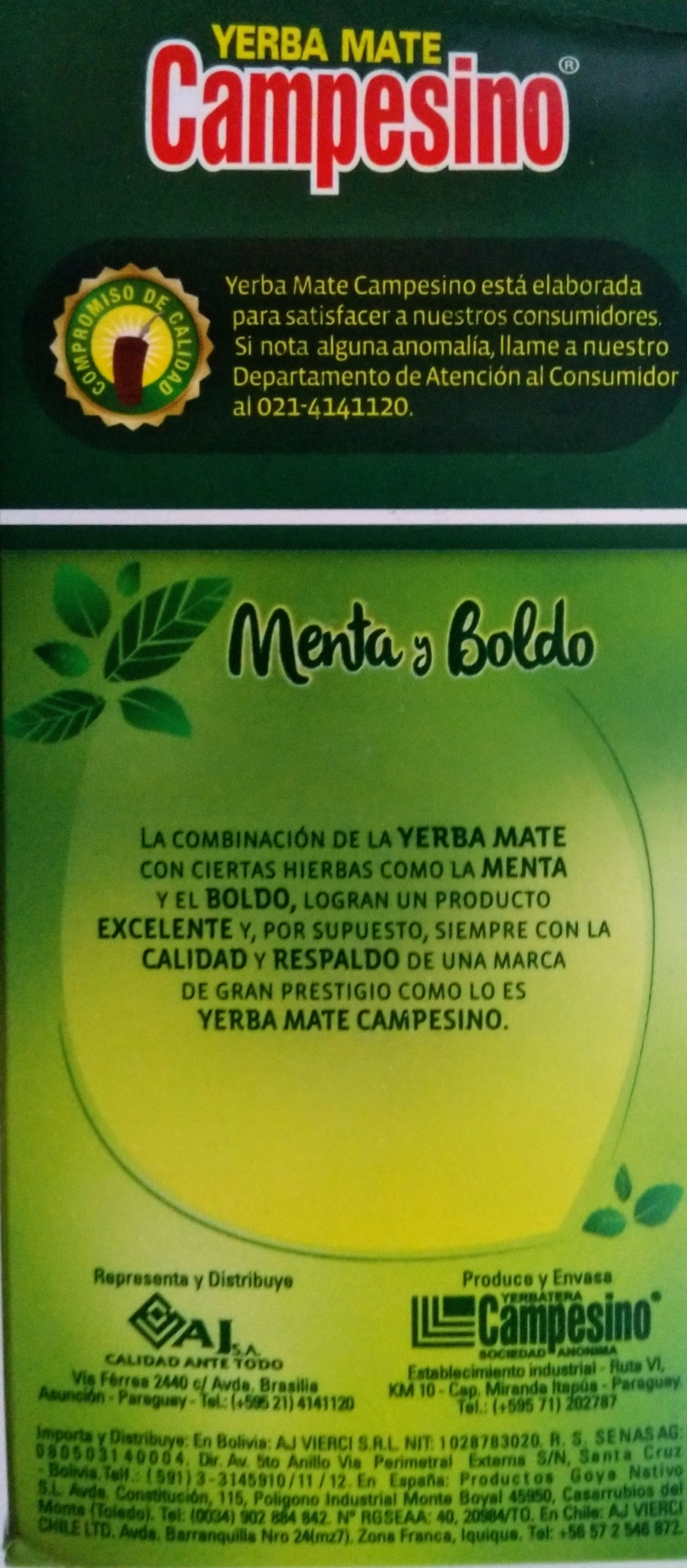 Campesino Menta y Boldo - Afbeelding 7