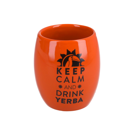 Mate Cerámico Orange Keep Calm