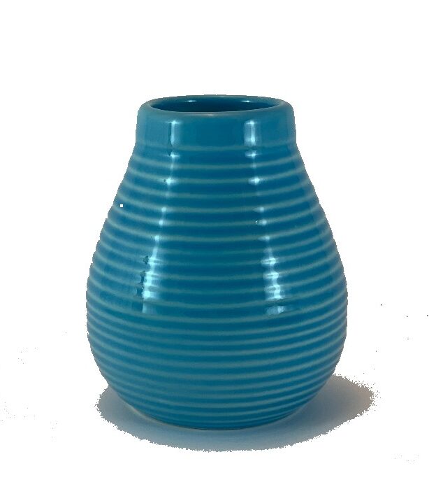 Keramisch kalebas licht blauw